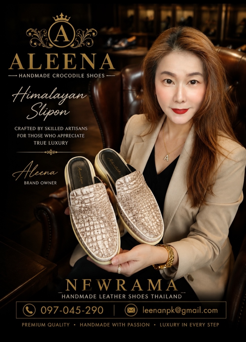  shoes leather ostrich hand made 
