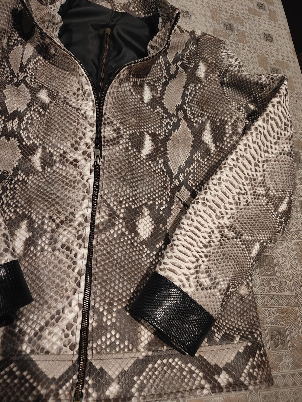  jackets leather python 