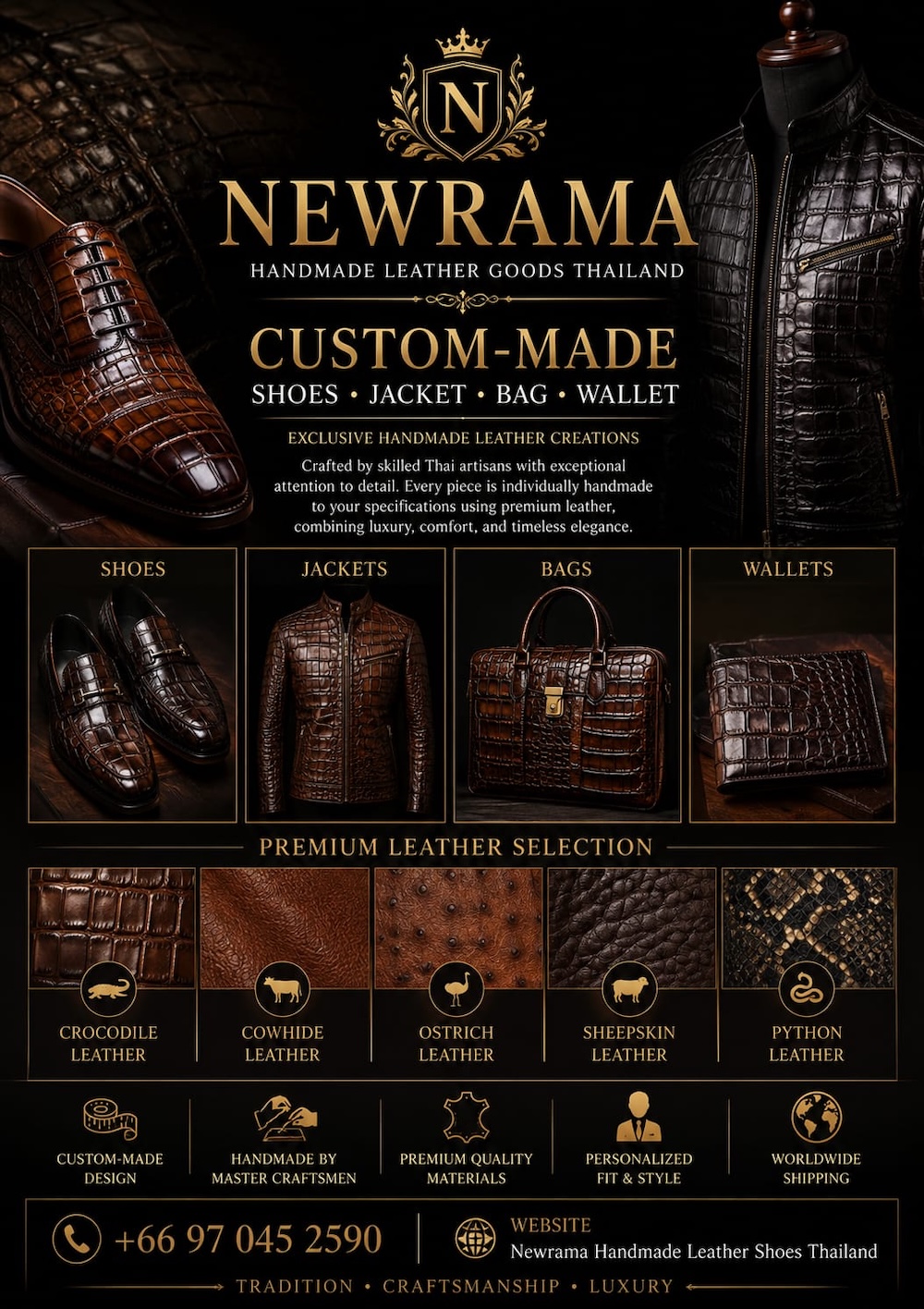  aleena leather hand made 