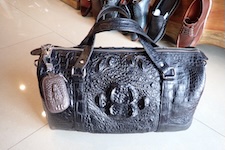  bags leather hand made crocodile 