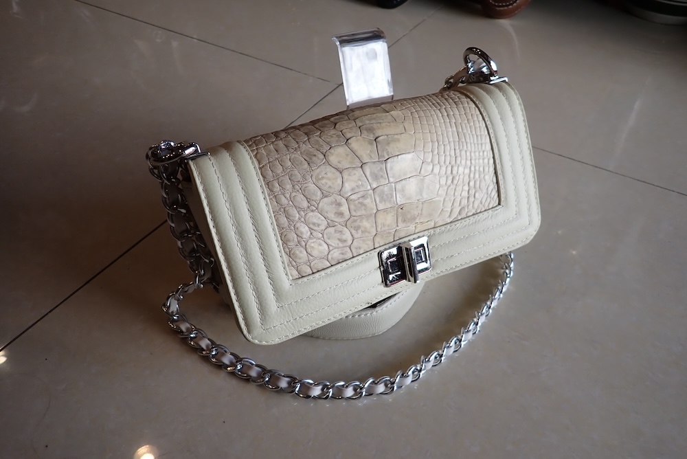 bags leather python 