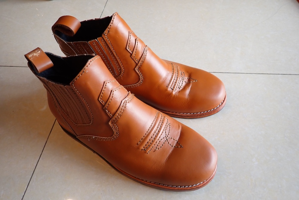  buffalo shoes leather hand made 