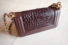  crocodile bag bangkok leather hand made 