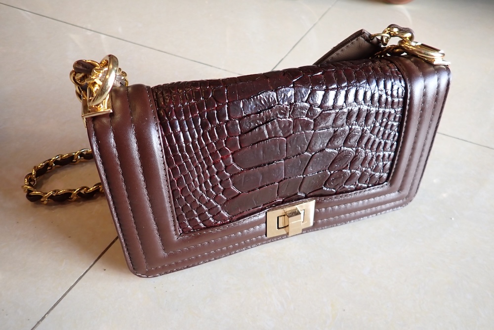  crocodile bag bangkok leather custom made 