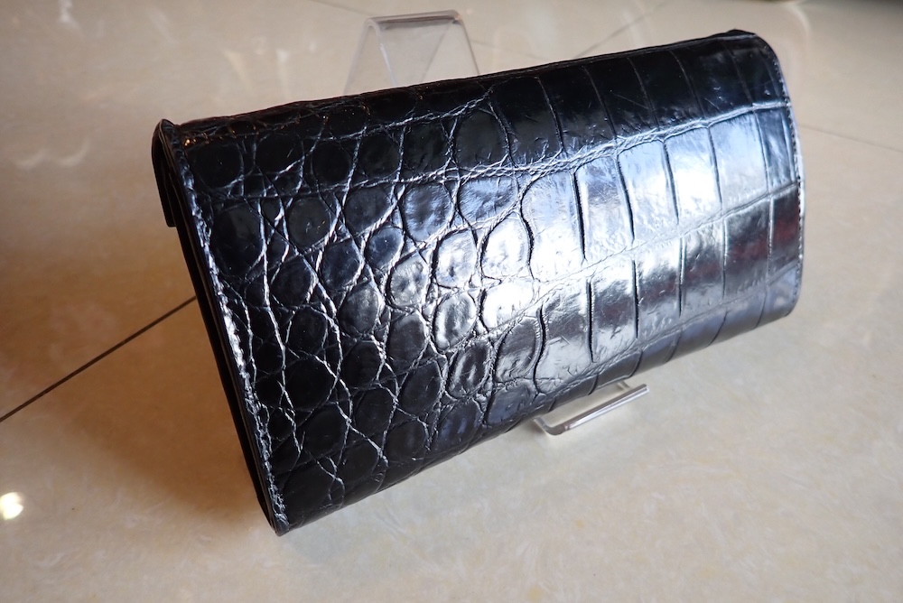  crocodile wallet leather 