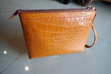  crocodile bag hand made leather thailand 