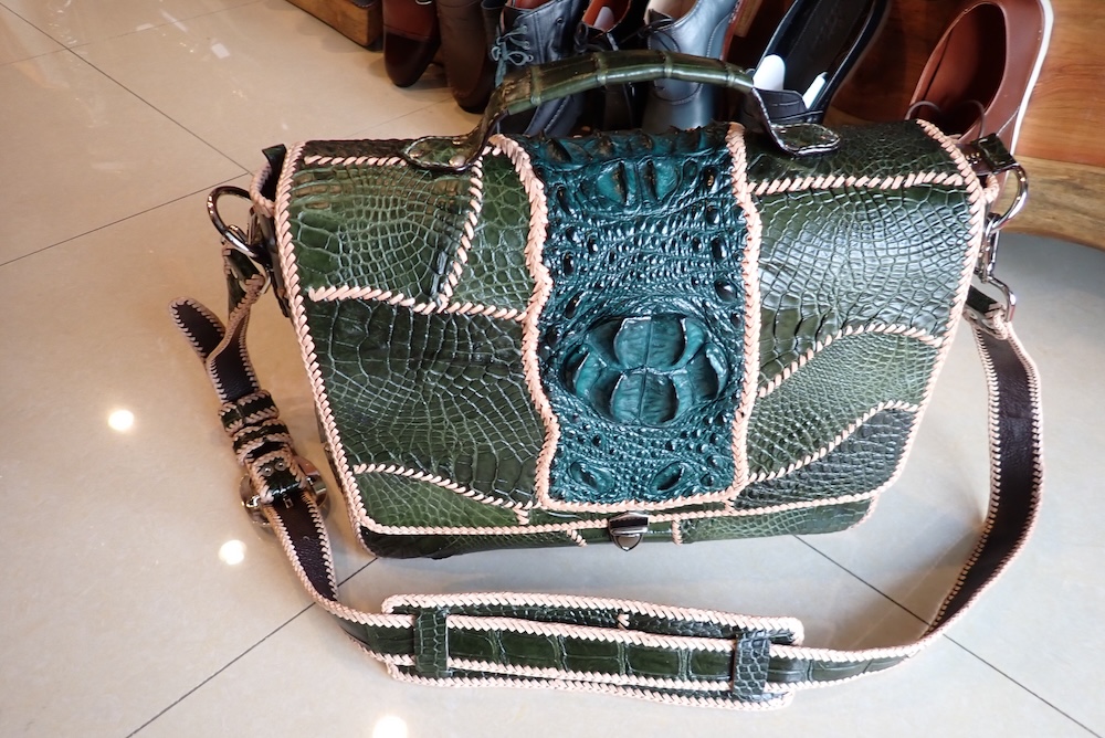  crocodile bag leather custom made 