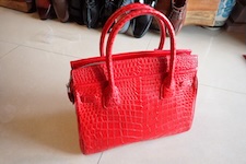  crocodile bag leather thailand 