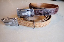  crocodile belt hand made 