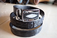  crocodile belt leather 