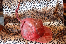  crocodile hat leather custom made 