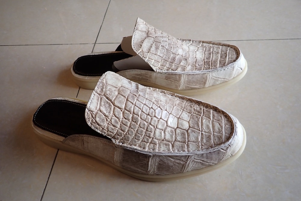  crocodile shoes hand made leather bangkok 