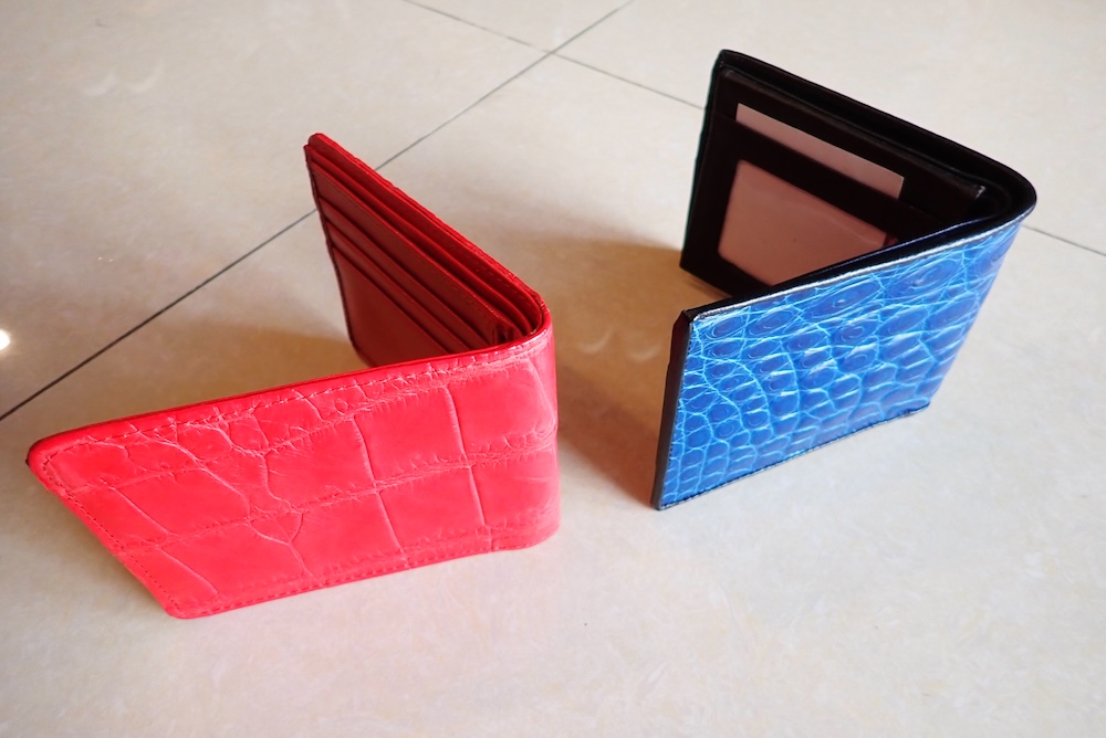  crocodile wallet custom made 