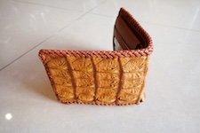  crocodile wallet leather bangkok 