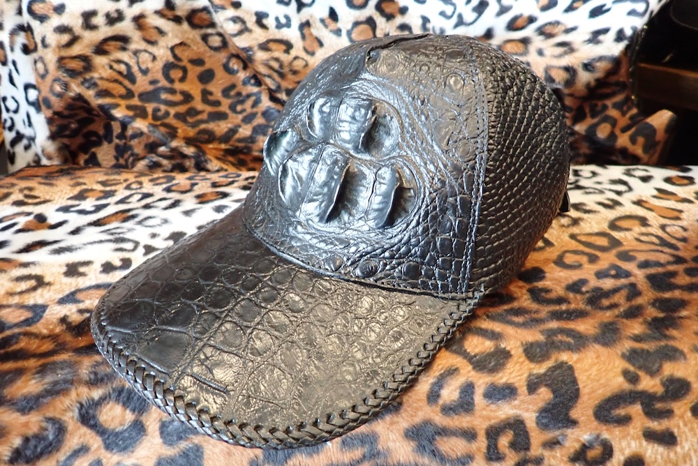  hats hand made crocodile 