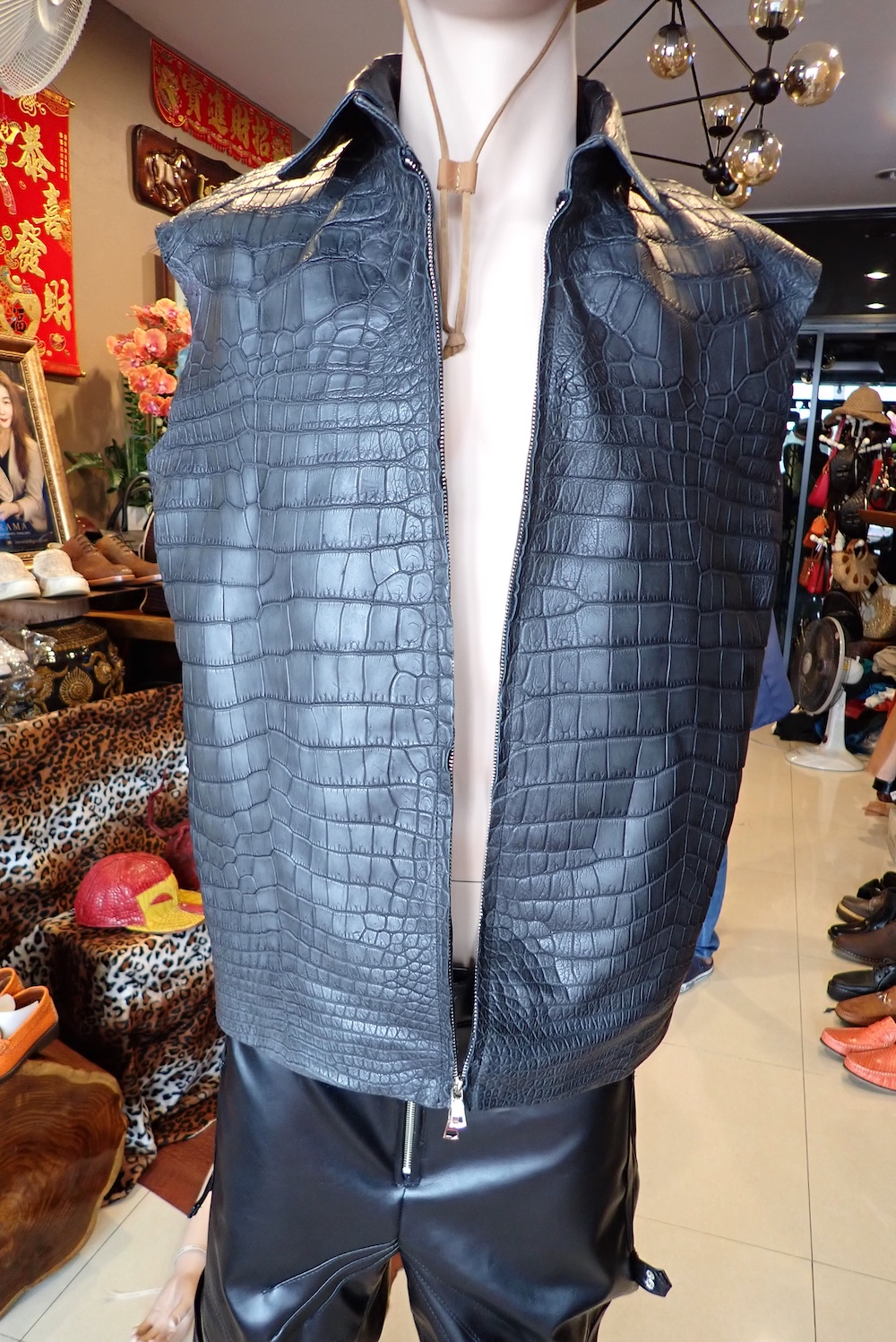  jackets hand made crocodile 