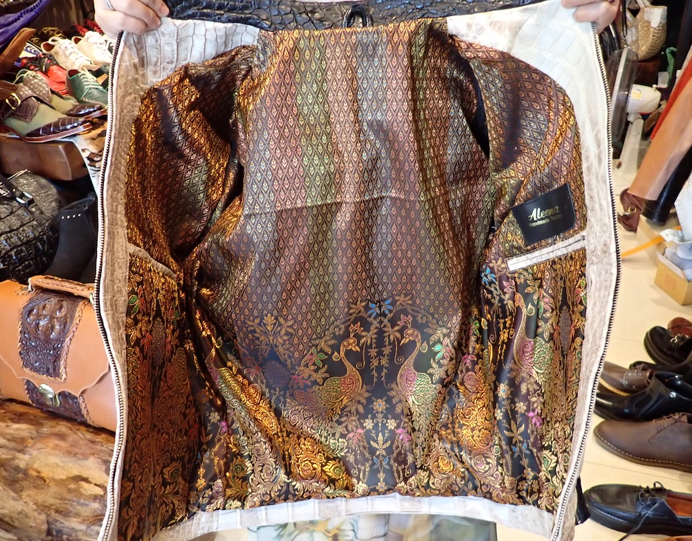  jackets hand made crocodile 