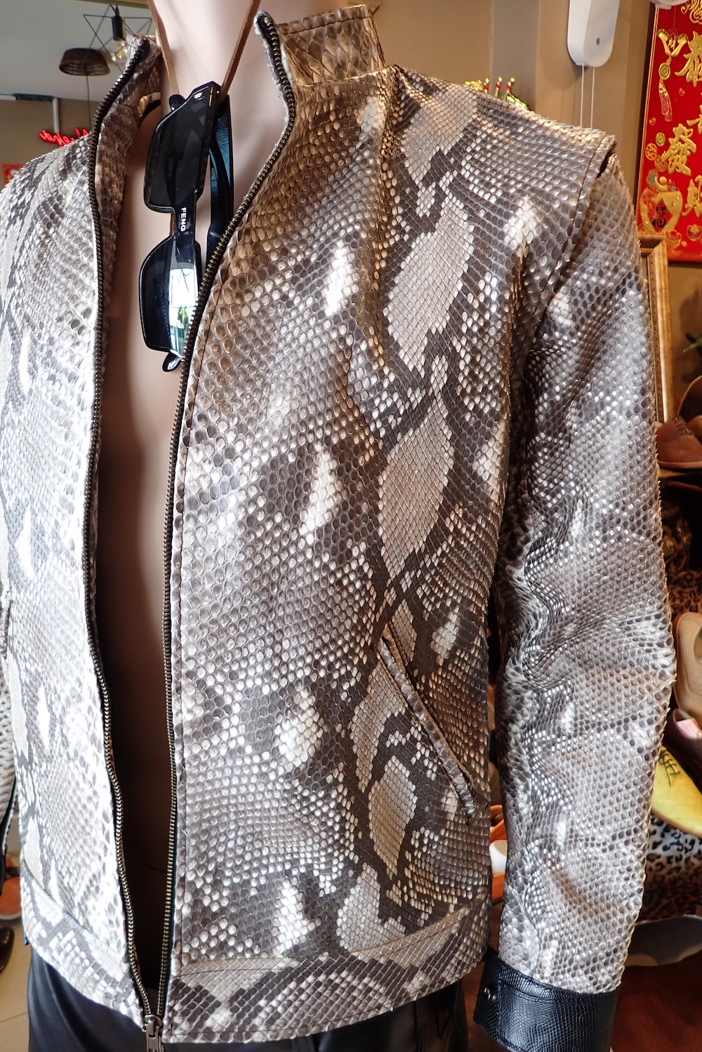  python bag hand made 