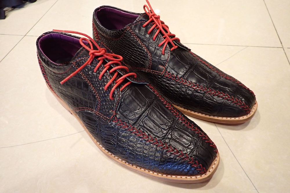 shoes hand made crocodile 