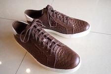  shoes hand made python 