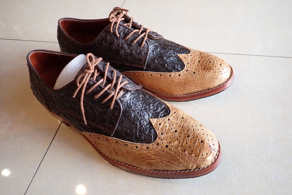 shoes leather cow hand made