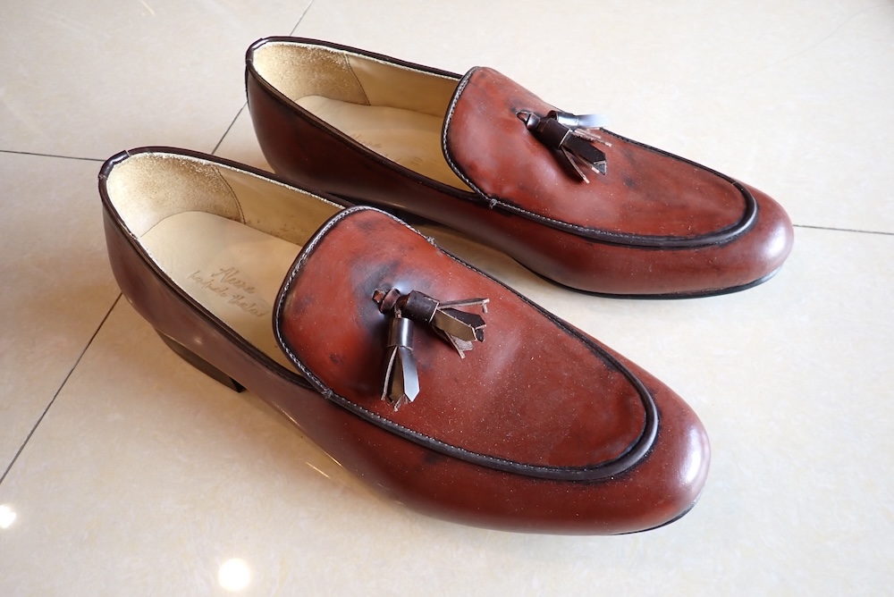  shoes leather custom made lamb 