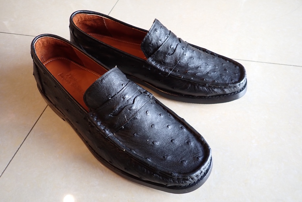 shoes ostrich