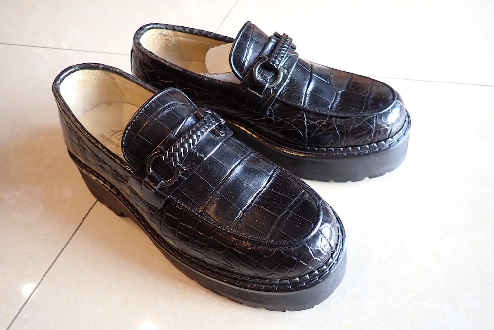 shoes stingray leather custom