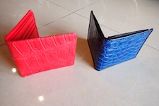 wallets hand made crocodile 
