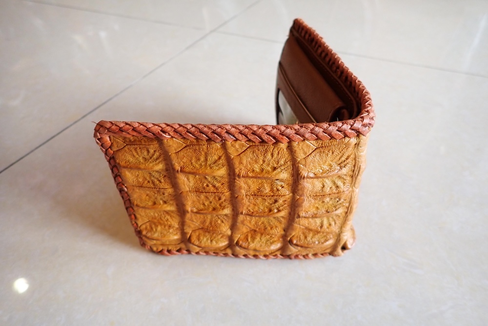  wallets leather hand made crocodile 